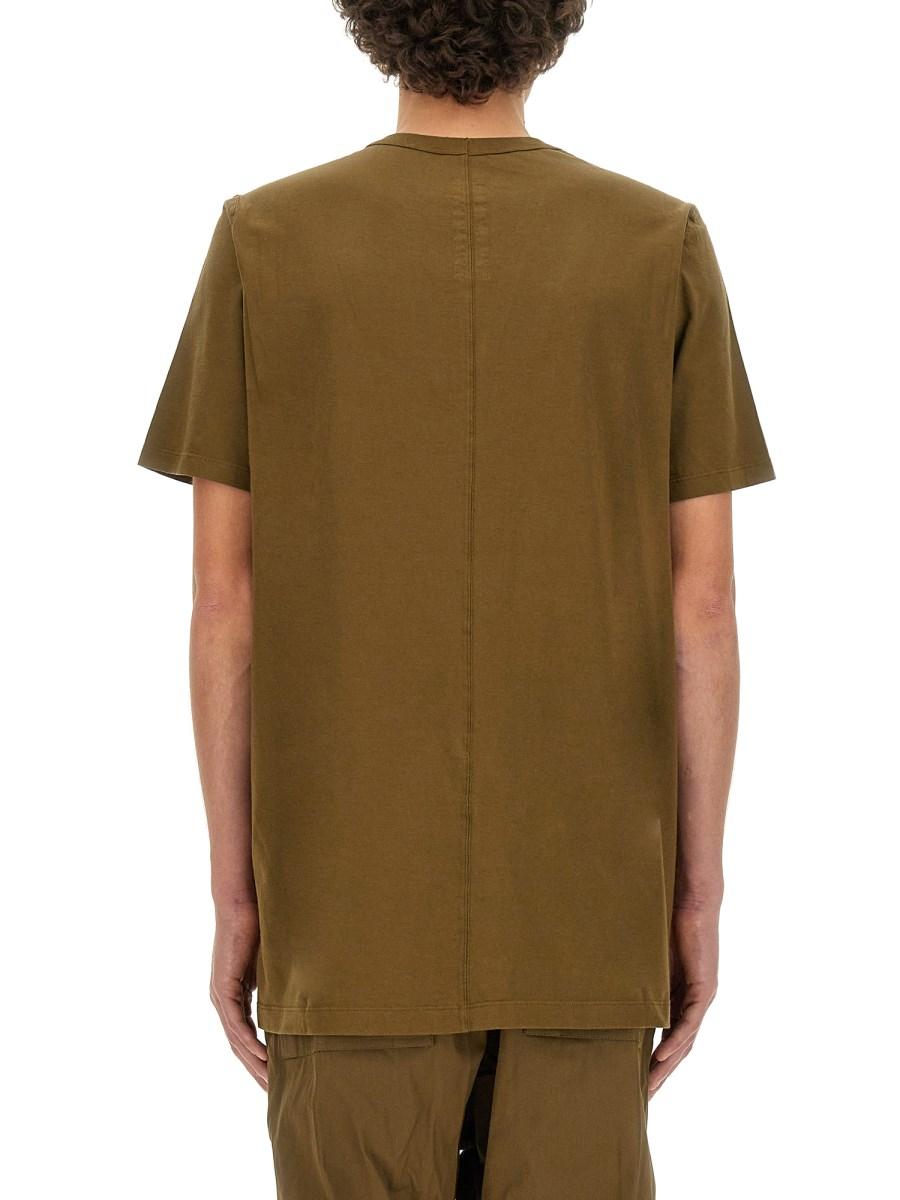RICK OWENS T-SHIRT IN COTONE