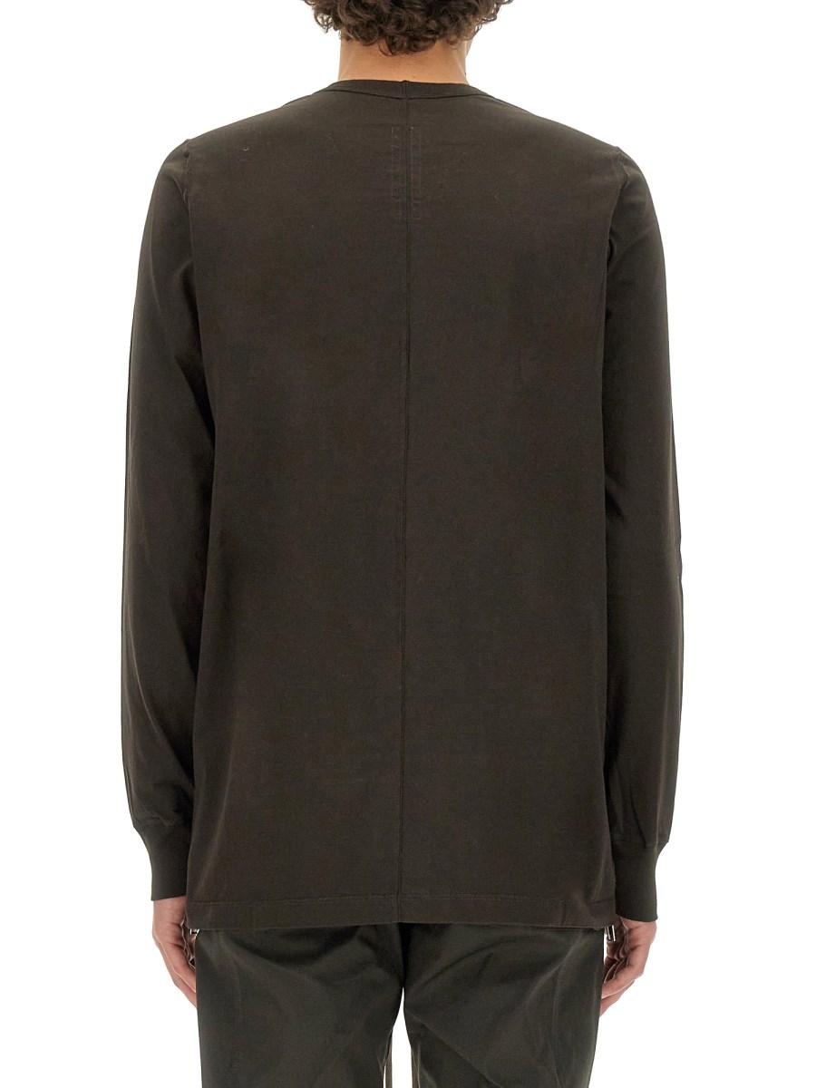 RICK OWENS T-SHIRT IN COTONE