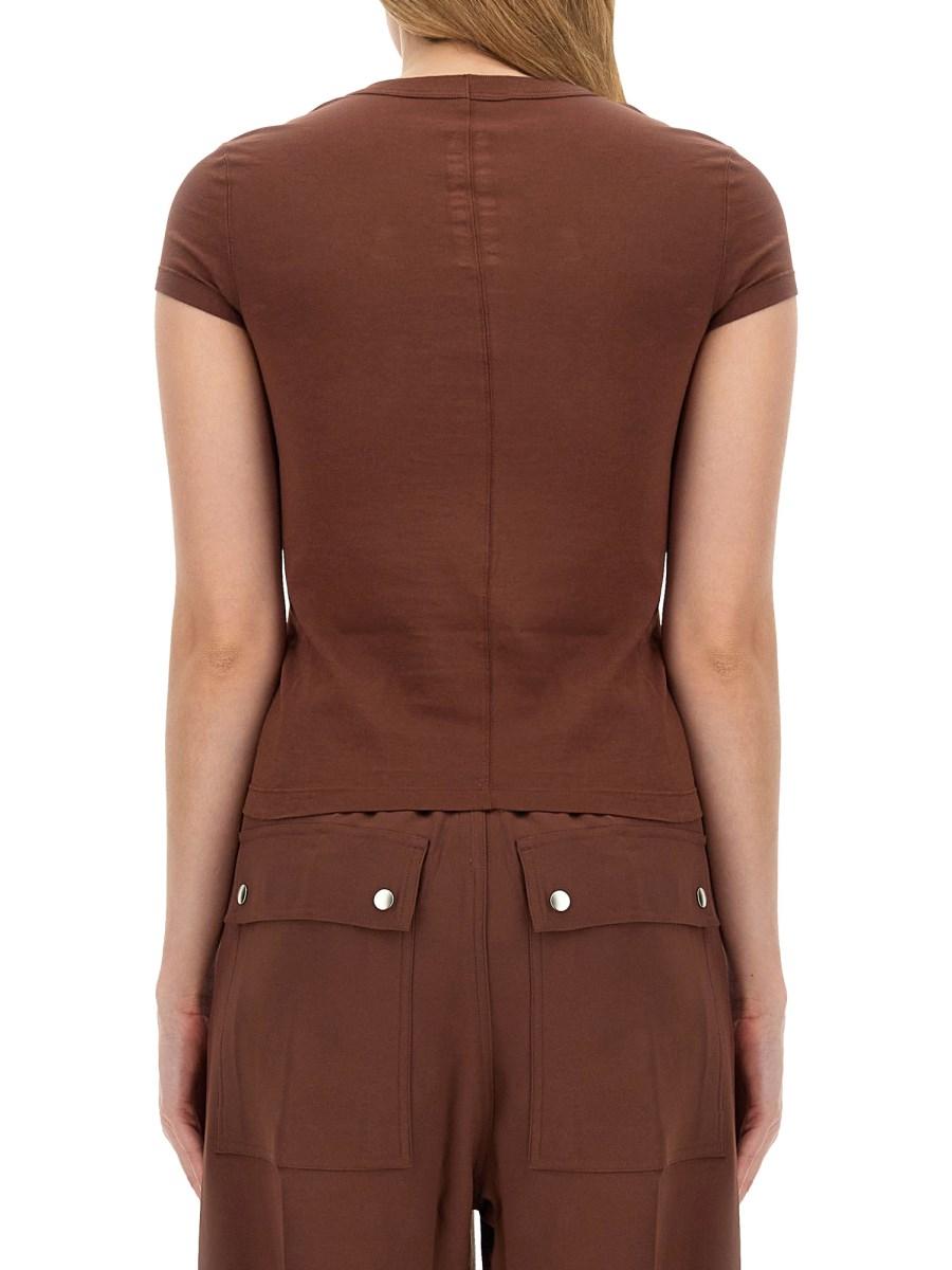 RICK OWENS T-SHIRT IN COTONE