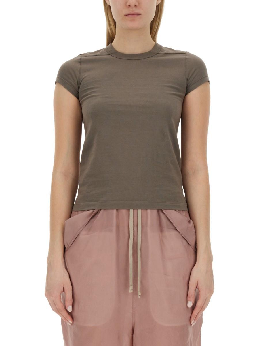 RICK OWENS T-SHIRT IN COTONE