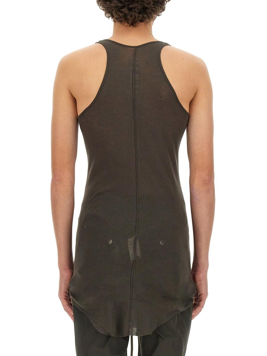 RICK OWENS TANK TOP IN COTONE