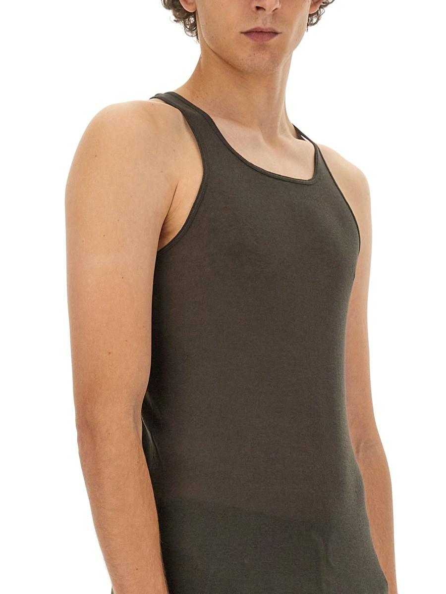RICK OWENS TANK TOP IN COTONE
