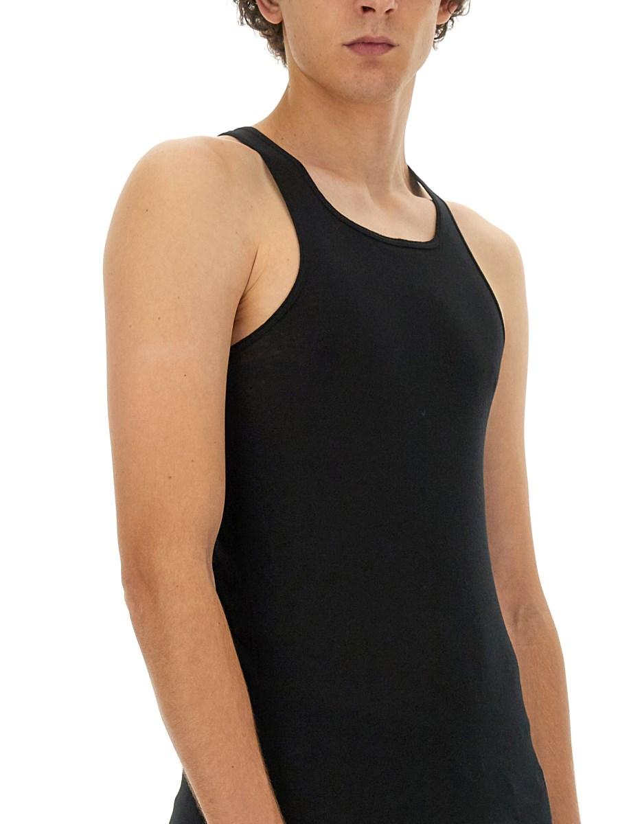 RICK OWENS TANK TOP IN COTONE
