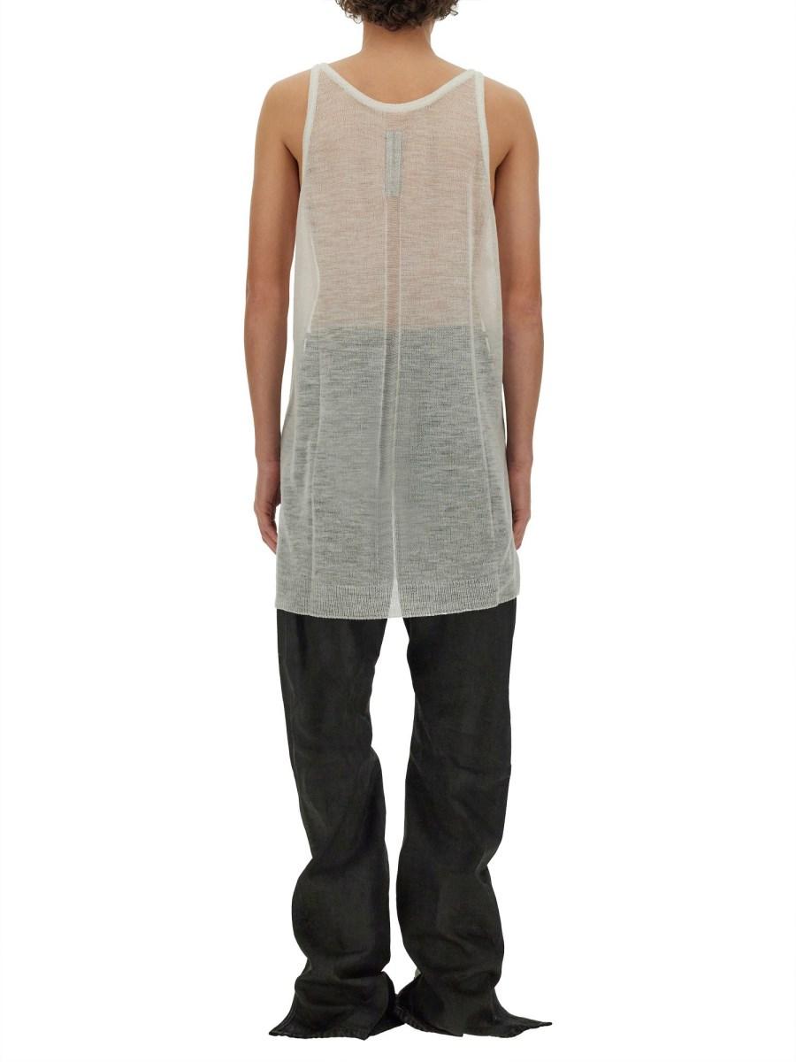 RICK OWENS TANK TOP IN MAGLIA
