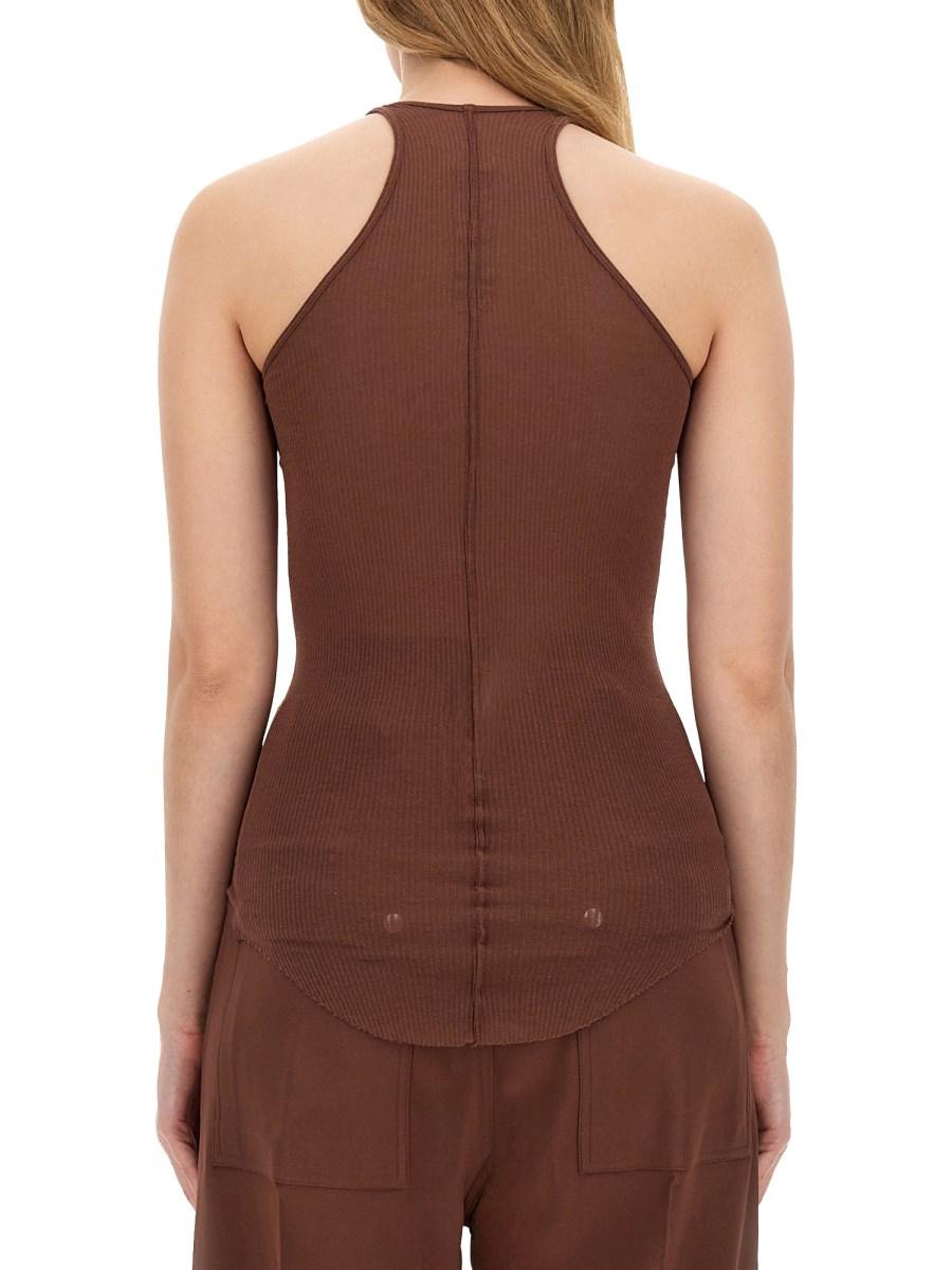 RICK OWENS TANK TOP IN MISTO VISCOSA