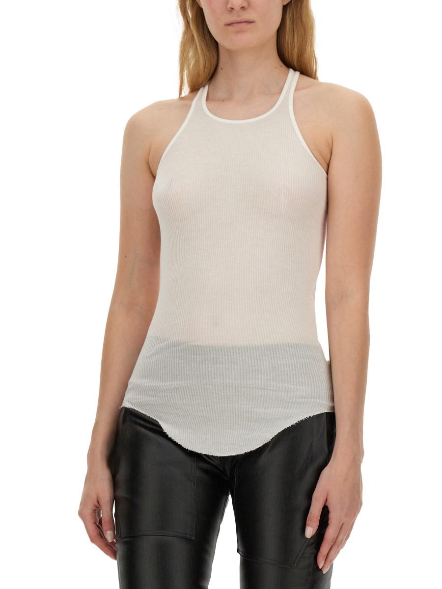 RICK OWENS TANK TOP IN MISTO VISCOSA