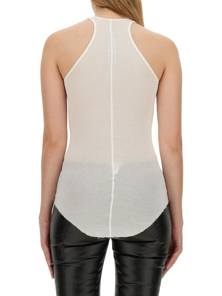 RICK OWENS TANK TOP IN MISTO VISCOSA