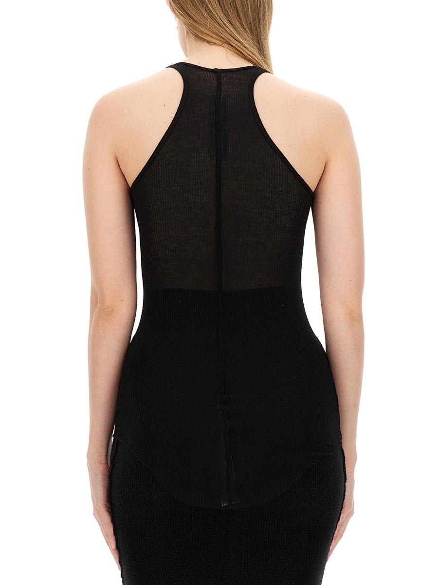RICK OWENS TANK TOP IN VISCOSA