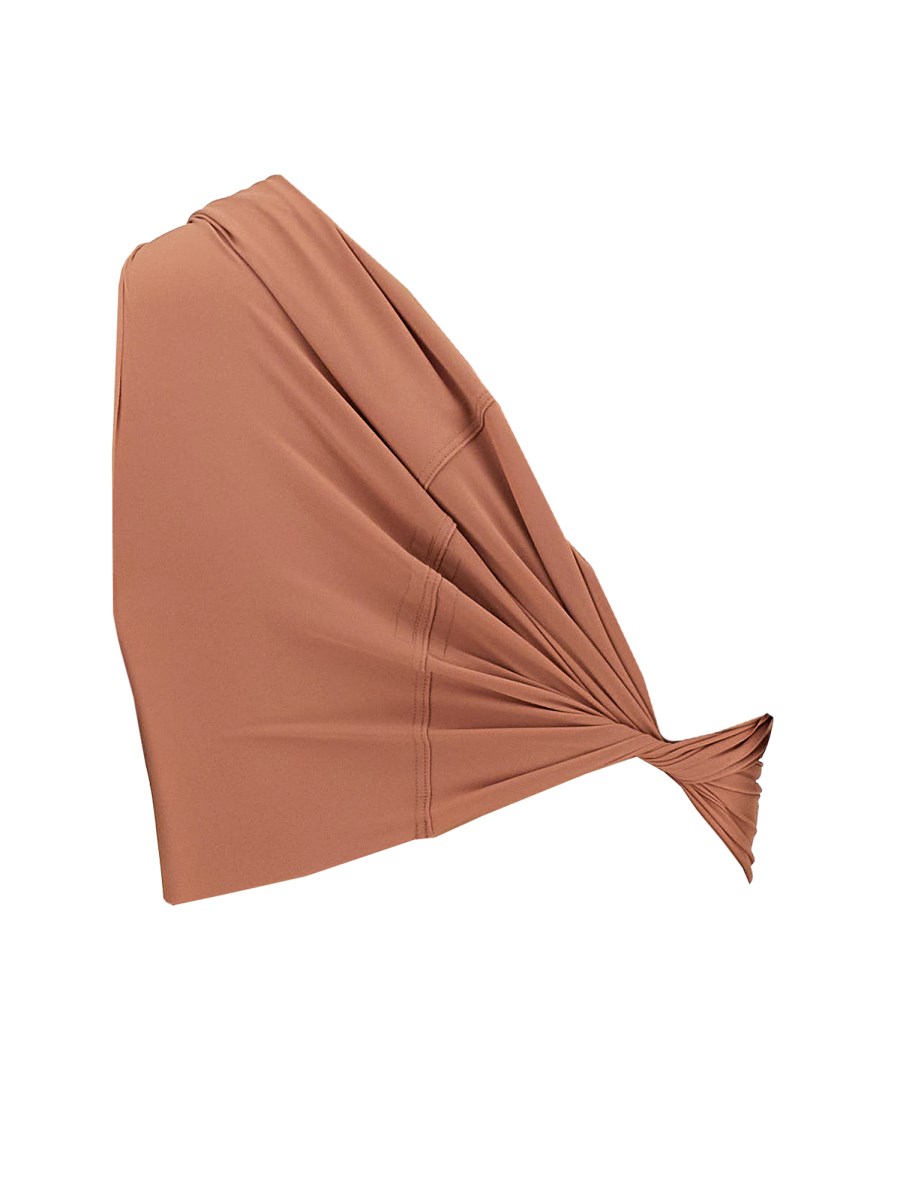 RICK OWENS TOP BIKINI MONOSPALLA IN NYLON