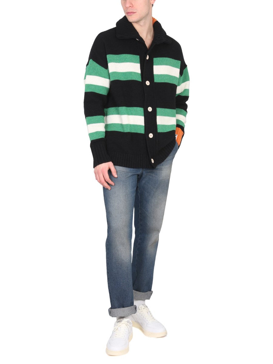 RIGHT FOR CARDIGAN A COLLO ALTO