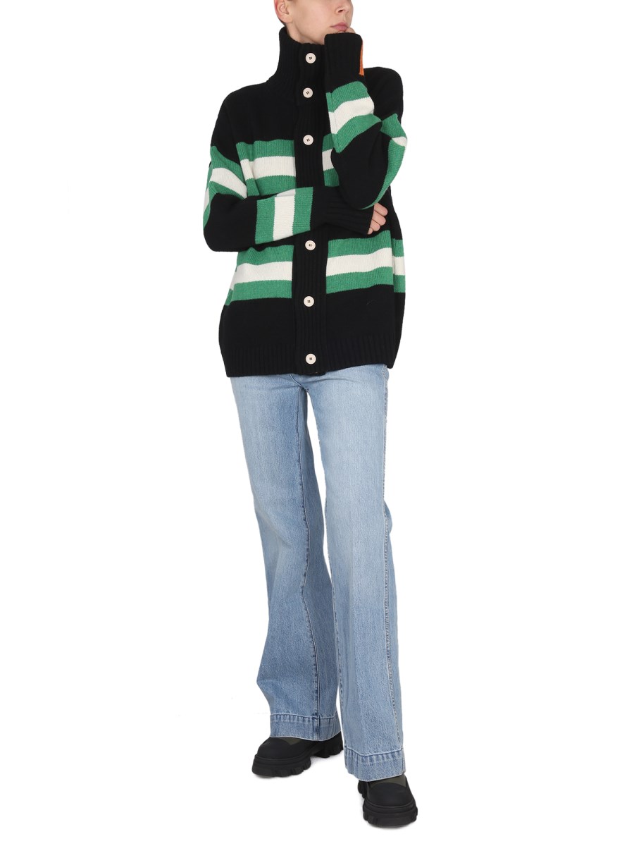 RIGHT FOR CARDIGAN A COLLO ALTO