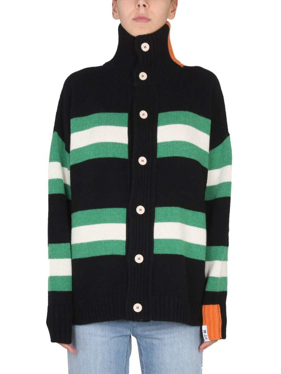 RIGHT FOR CARDIGAN A COLLO ALTO