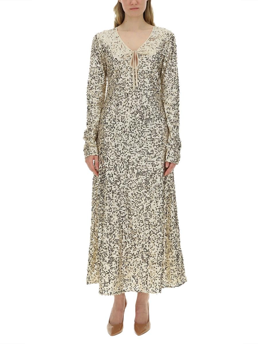 ROTATE BIRGER CHRISTENSEN ABITO CON PAILLETTES