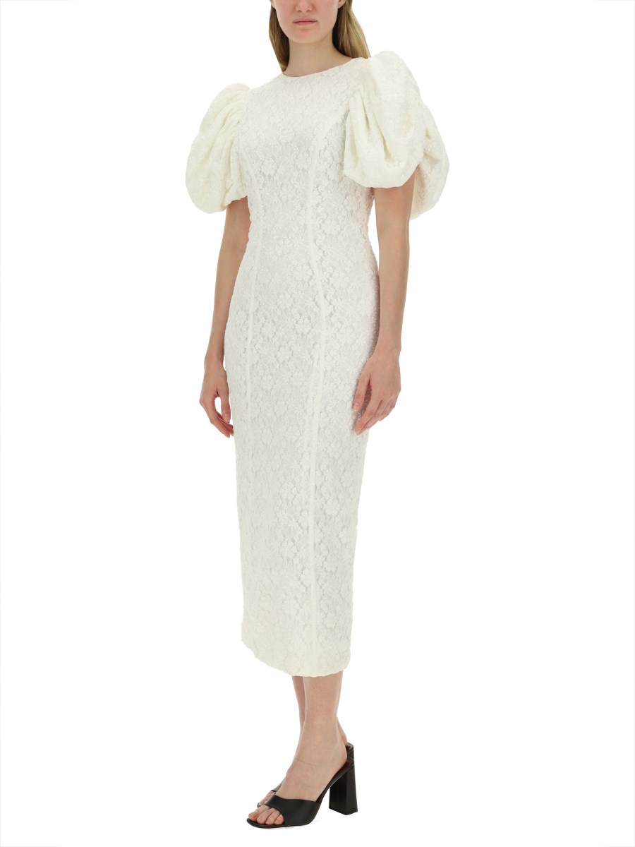 ROTATE BIRGER CHRISTENSEN ABITO MIDI IN PIZZO