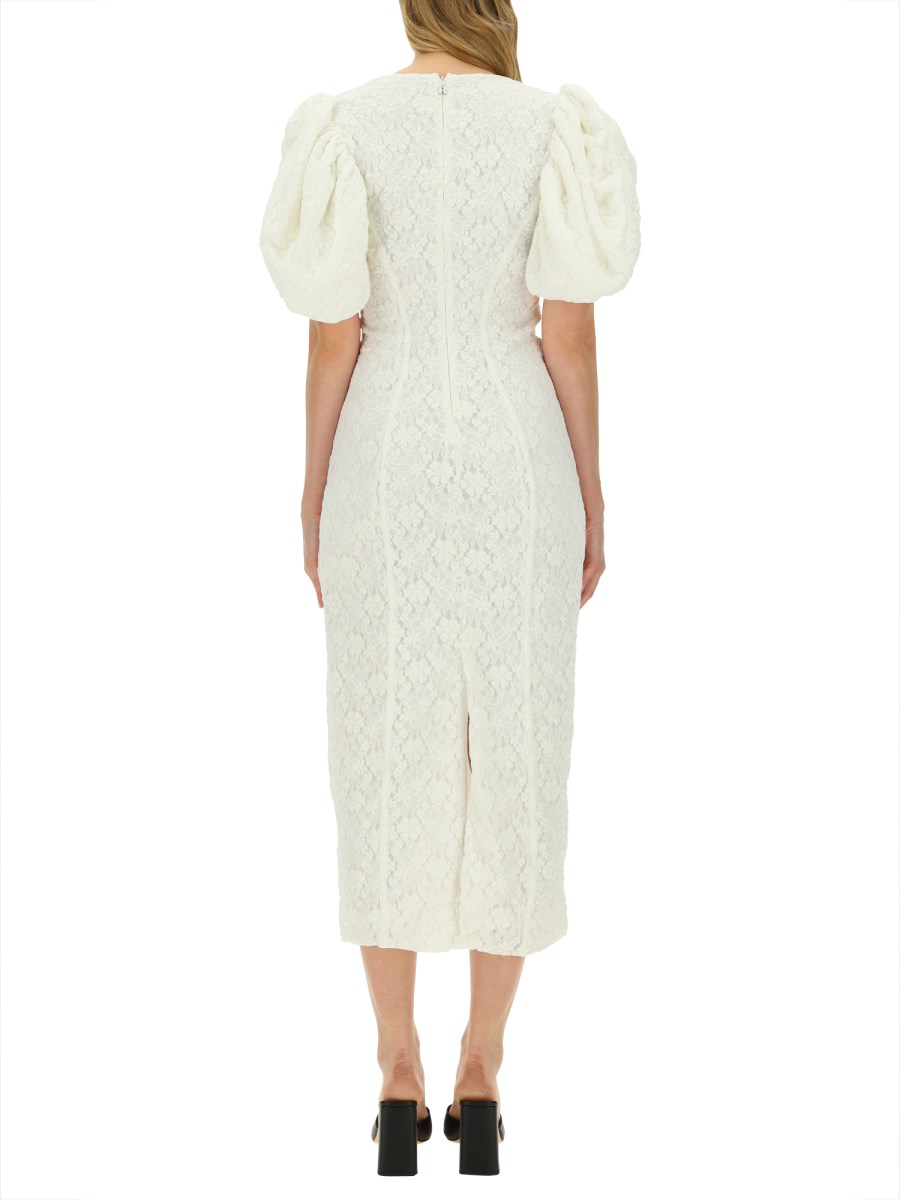 ROTATE BIRGER CHRISTENSEN ABITO MIDI IN PIZZO