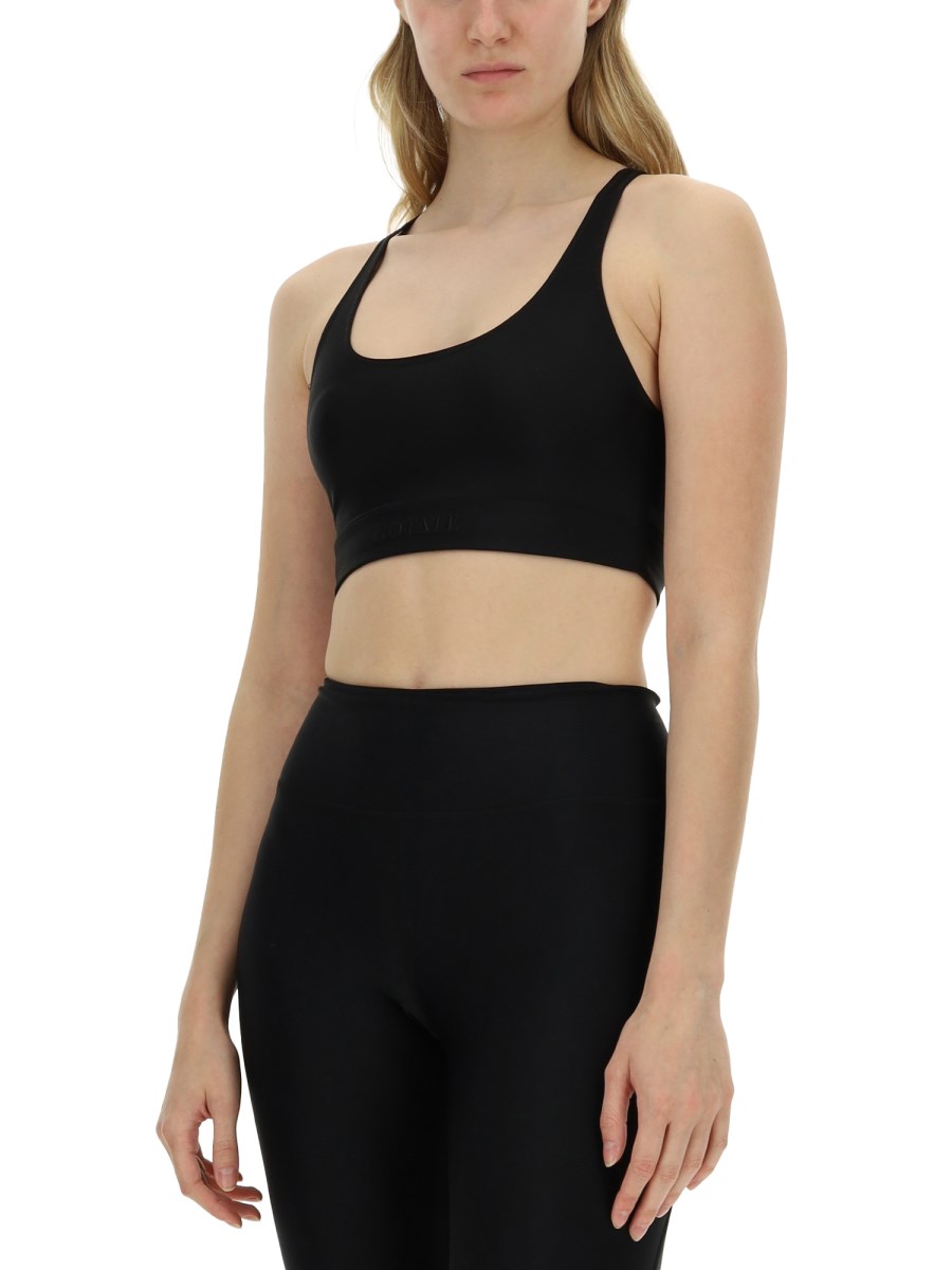 ROTATE BIRGER CHRISTENSEN CROP TOP IN NYLON