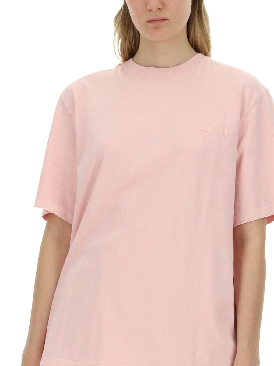 ROTATE BIRGER CHRISTENSEN T-SHIRT CON LOGO