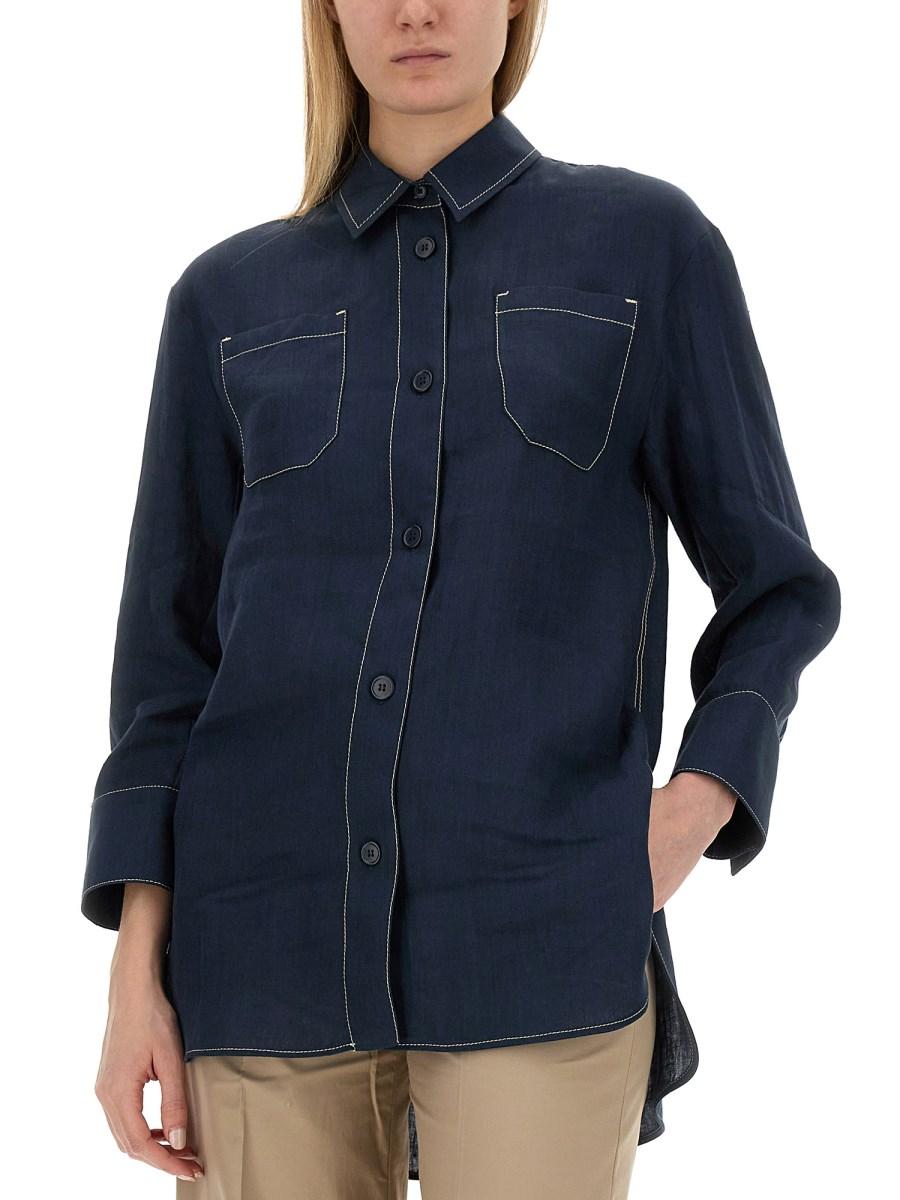 S MAX MARA CAMICIA DARIA IN LINO