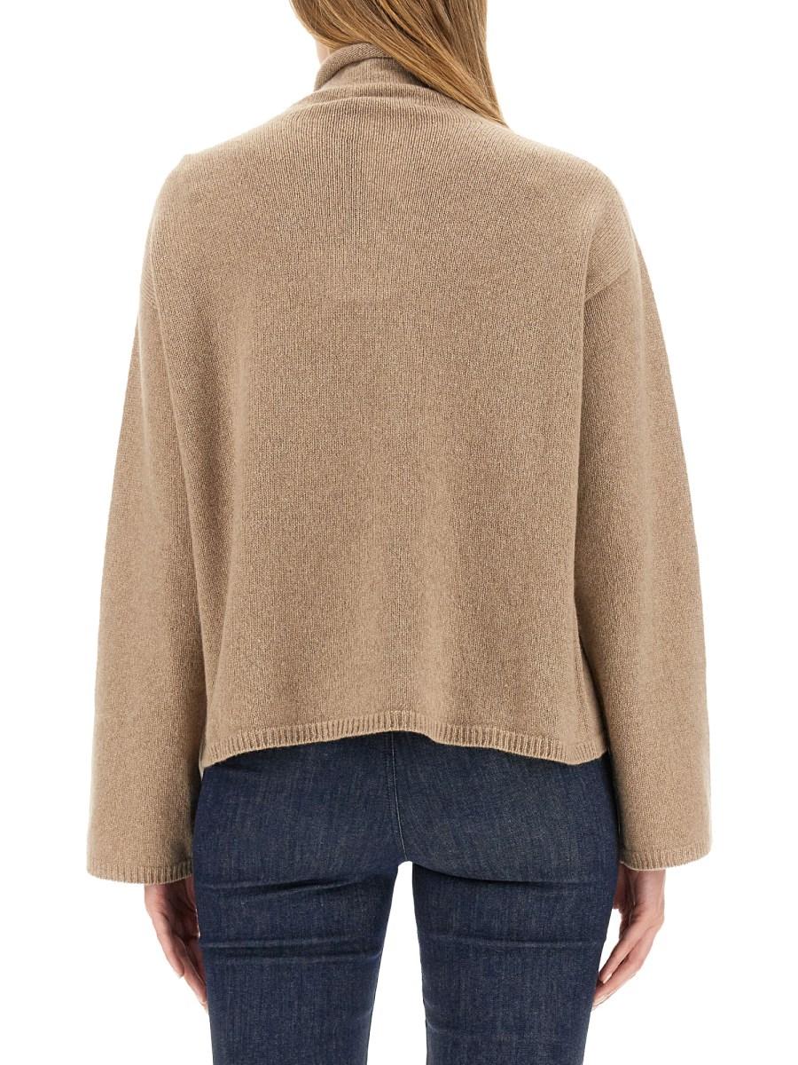 S MAX MARA MAGLIA IN CASHMERE CON COLLO ALTO