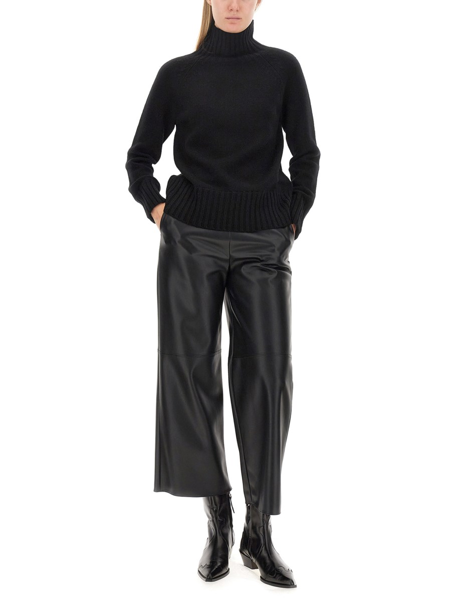 S MAX MARA MAGLIA IN LANA CON COLLO ALTO