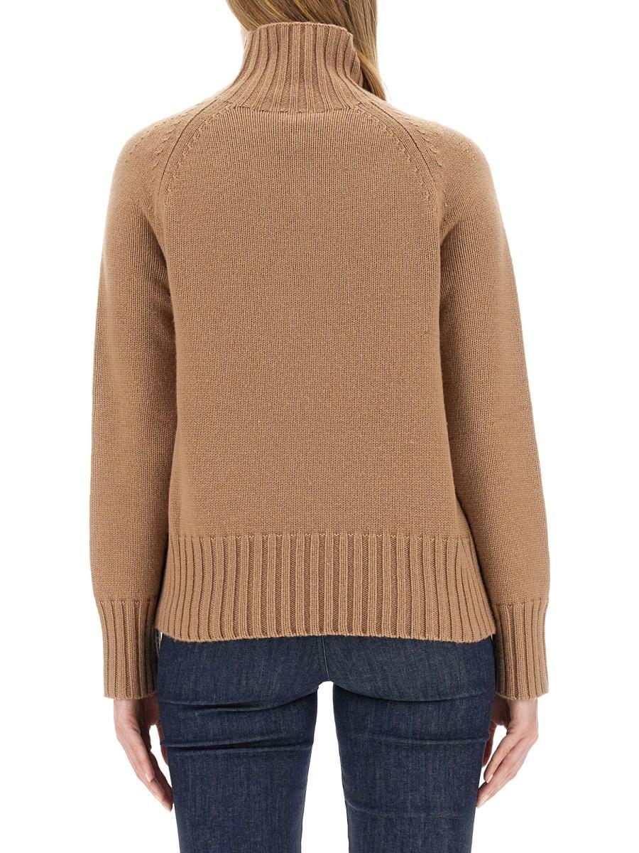 S MAX MARA MAGLIA IN LANA CON COLLO ALTO