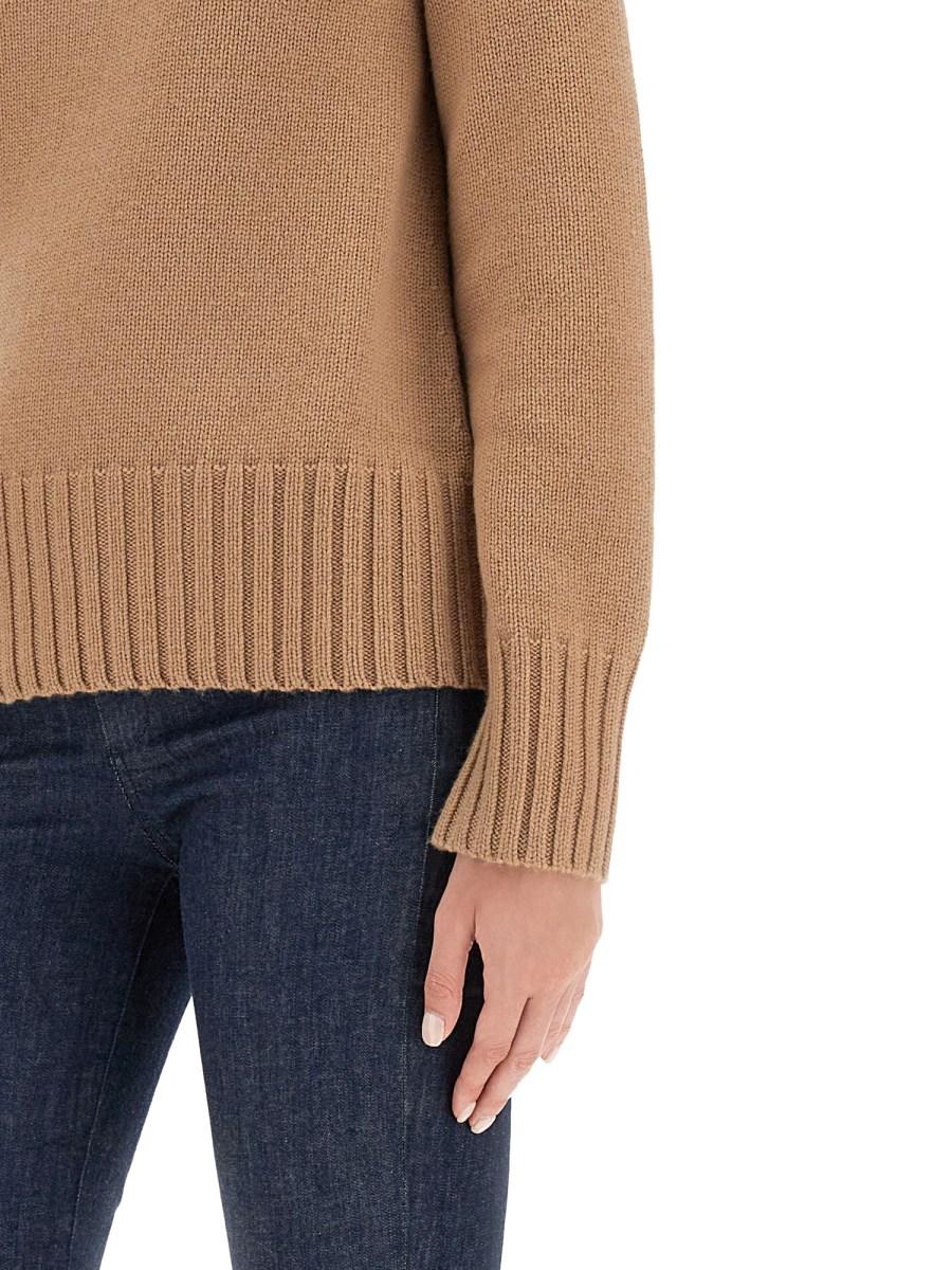 S MAX MARA MAGLIA IN LANA CON COLLO ALTO