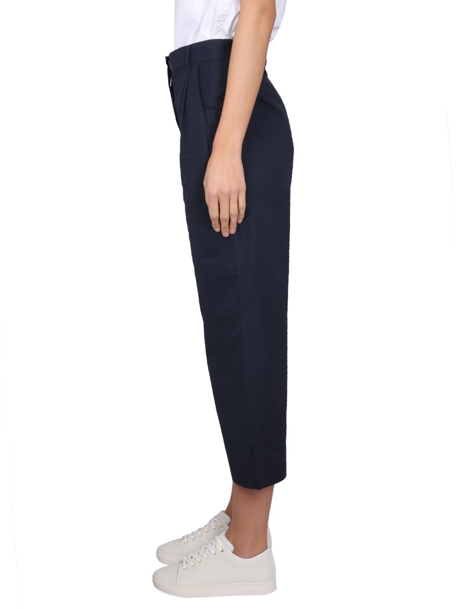 S MAX MARA PANTALONE GATTI WIDE LEG IN COTONE
