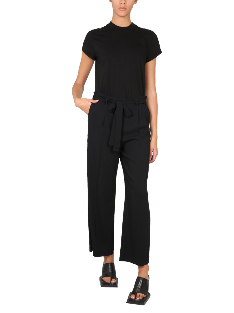 S MAX MARA PANTALONE "GLOBO" CON CINTURA