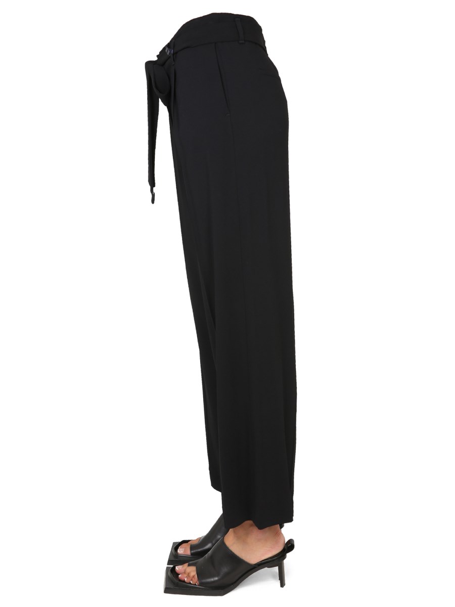 S MAX MARA PANTALONE "GLOBO" CON CINTURA