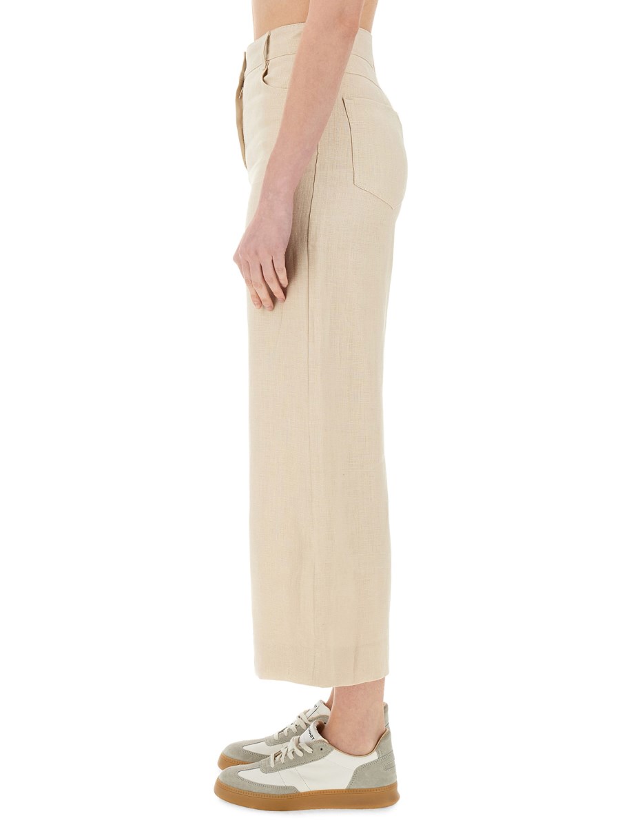 S MAX MARA PANTALONE "LAPO" IN LINO
