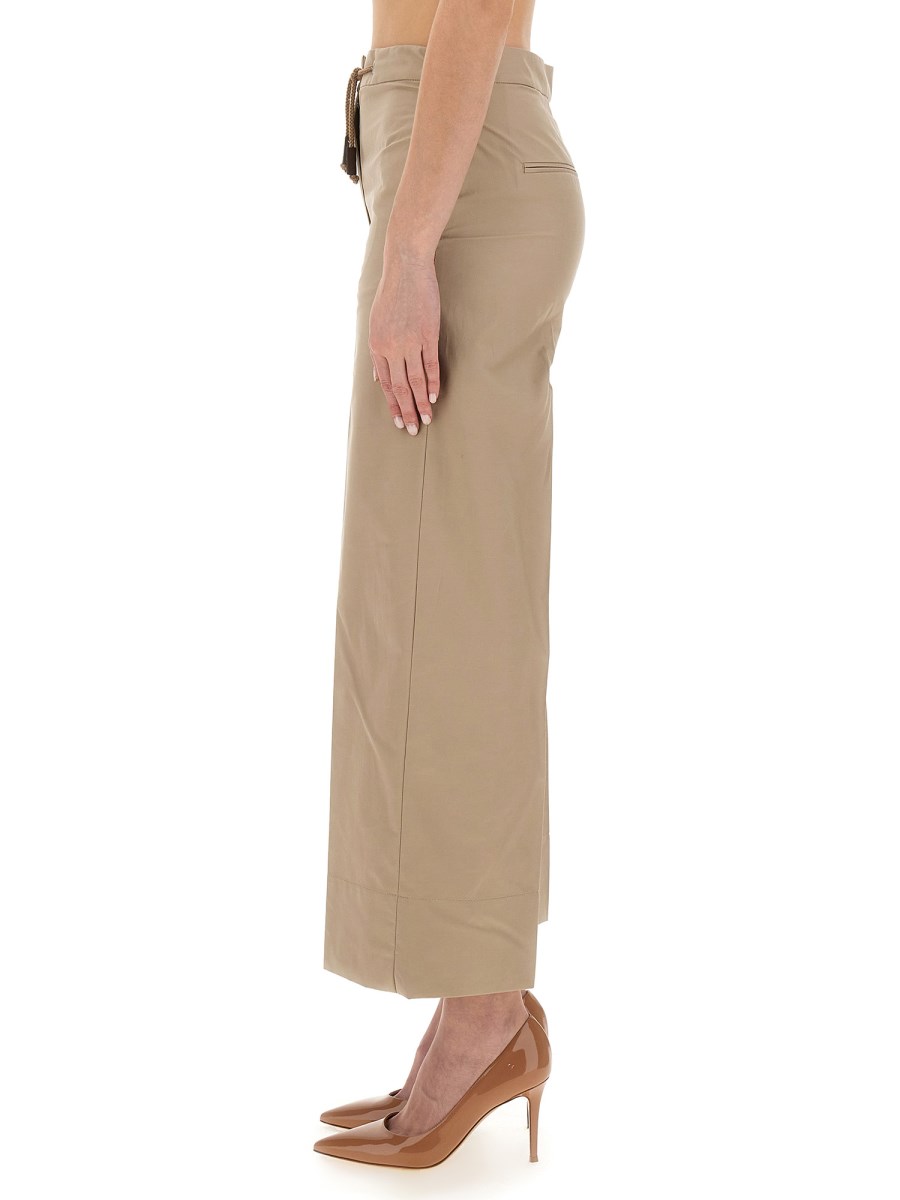 S MAX MARA PANTALONE OTTAVO IN COTONE