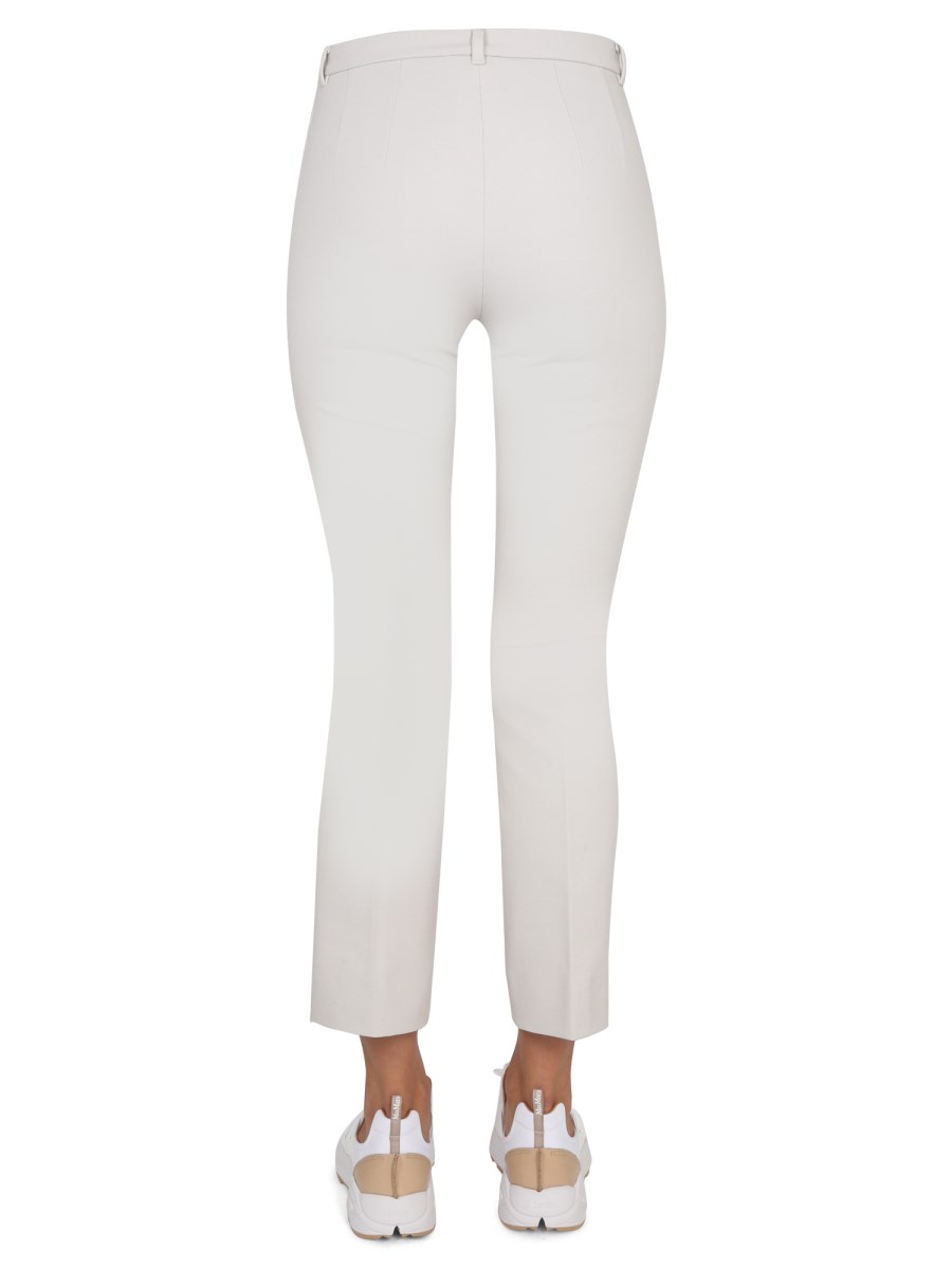 S MAX MARA PANTALONE SLIM FIT IN TWILL DI COTONE
