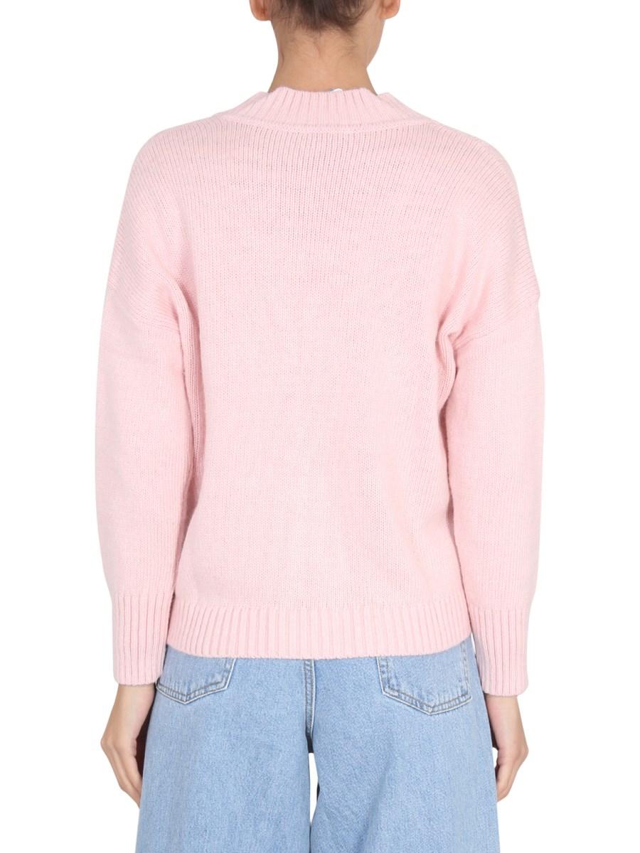 SAINT JAMES CARDIGAN CON SCOLLO A V IN LANA