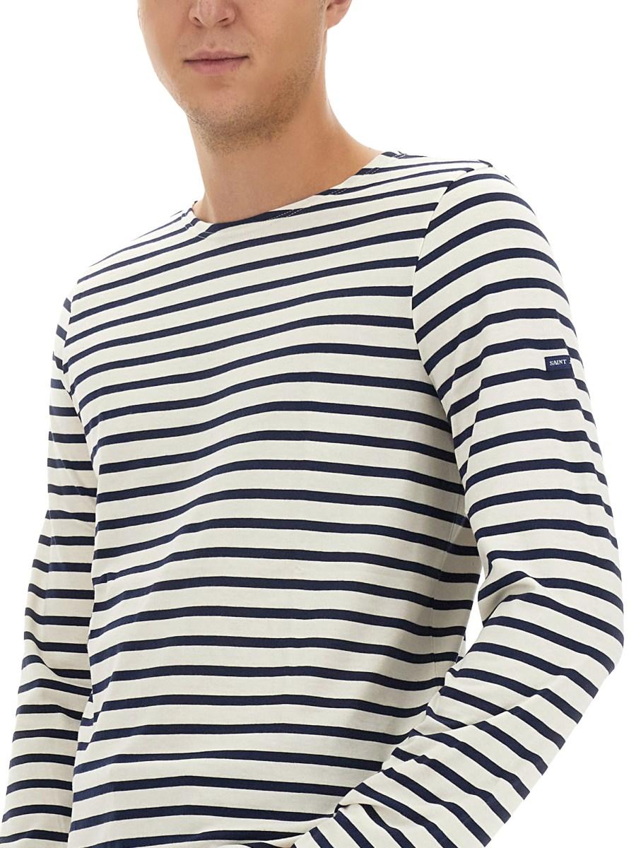 SAINT JAMES T-SHIRT A RIGHE