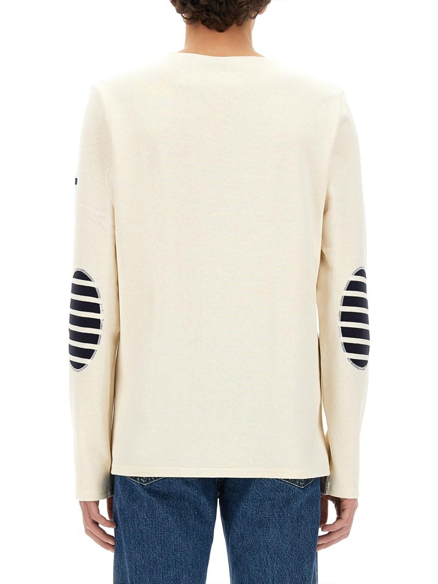 SAINT JAMES T-SHIRT IN COTONE CON PATCH