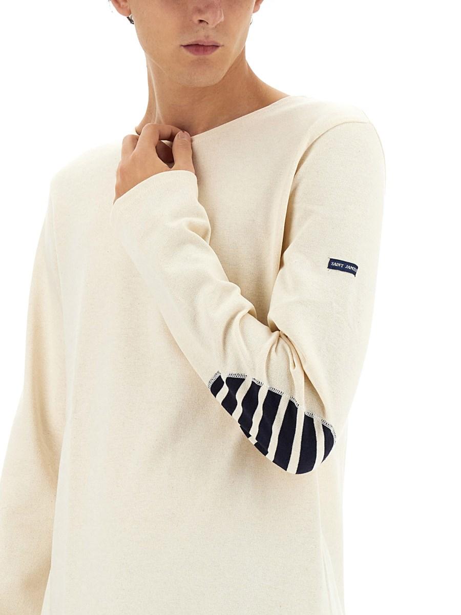 SAINT JAMES T-SHIRT IN COTONE CON PATCH