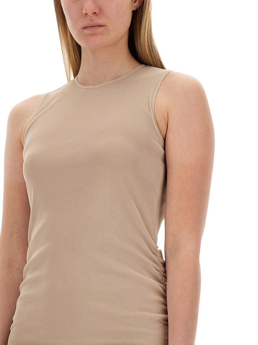 SAINT LAURENT ABITO CANOTTA IN TULLE