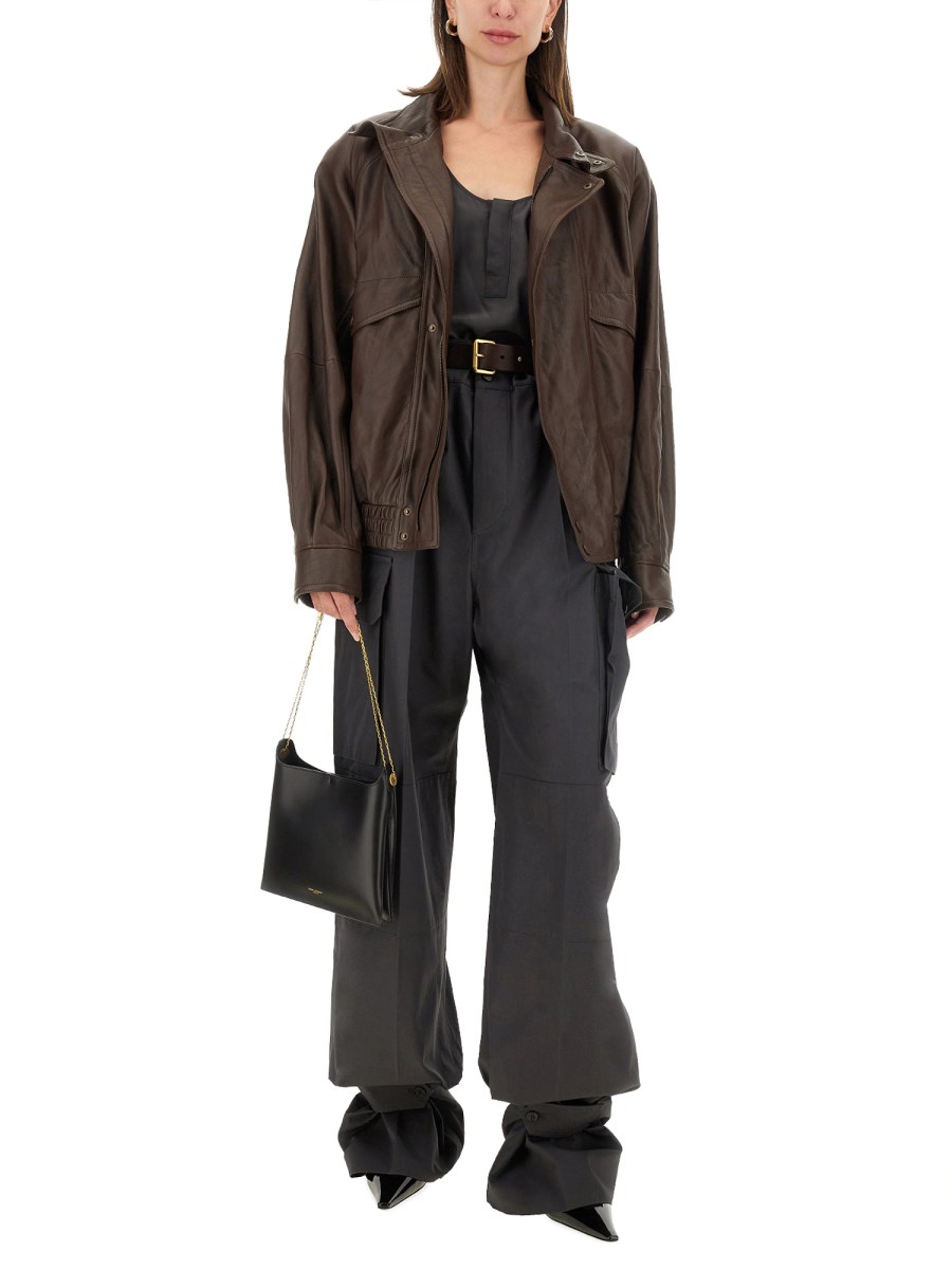 SAINT LAURENT BOMBER IN PELLE
