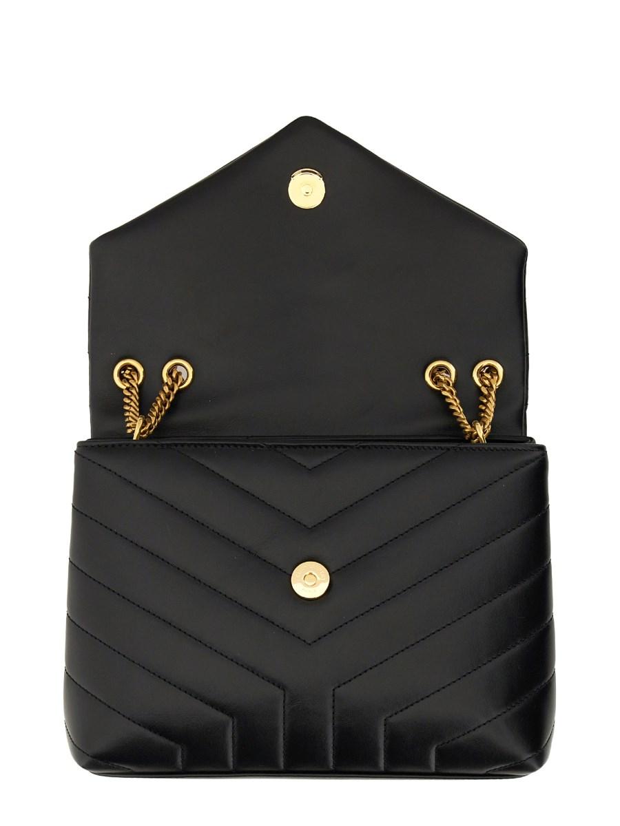 SAINT LAURENT BORSA LOULOU SMALL IN PELLE