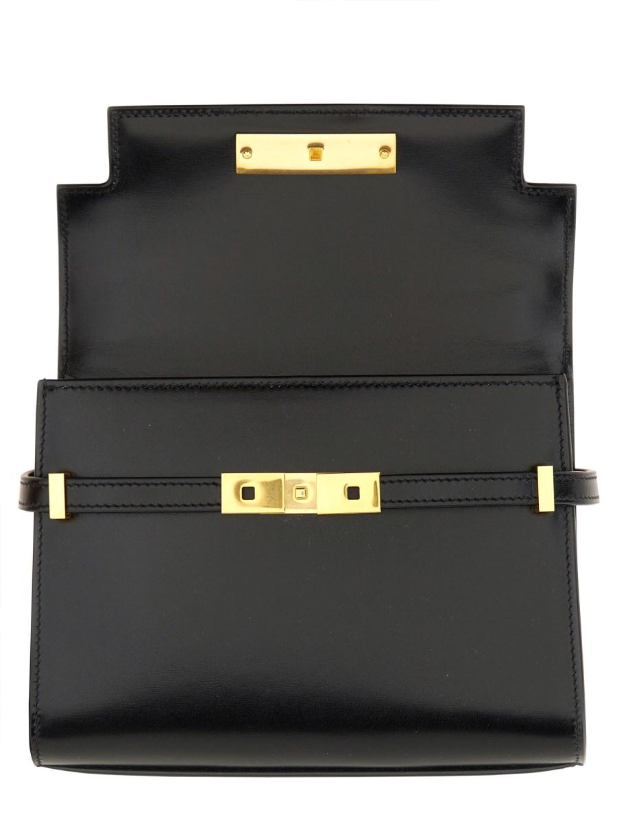 SAINT LAURENT BORSA "MANHATTAN" MINI IN PELLE BOX