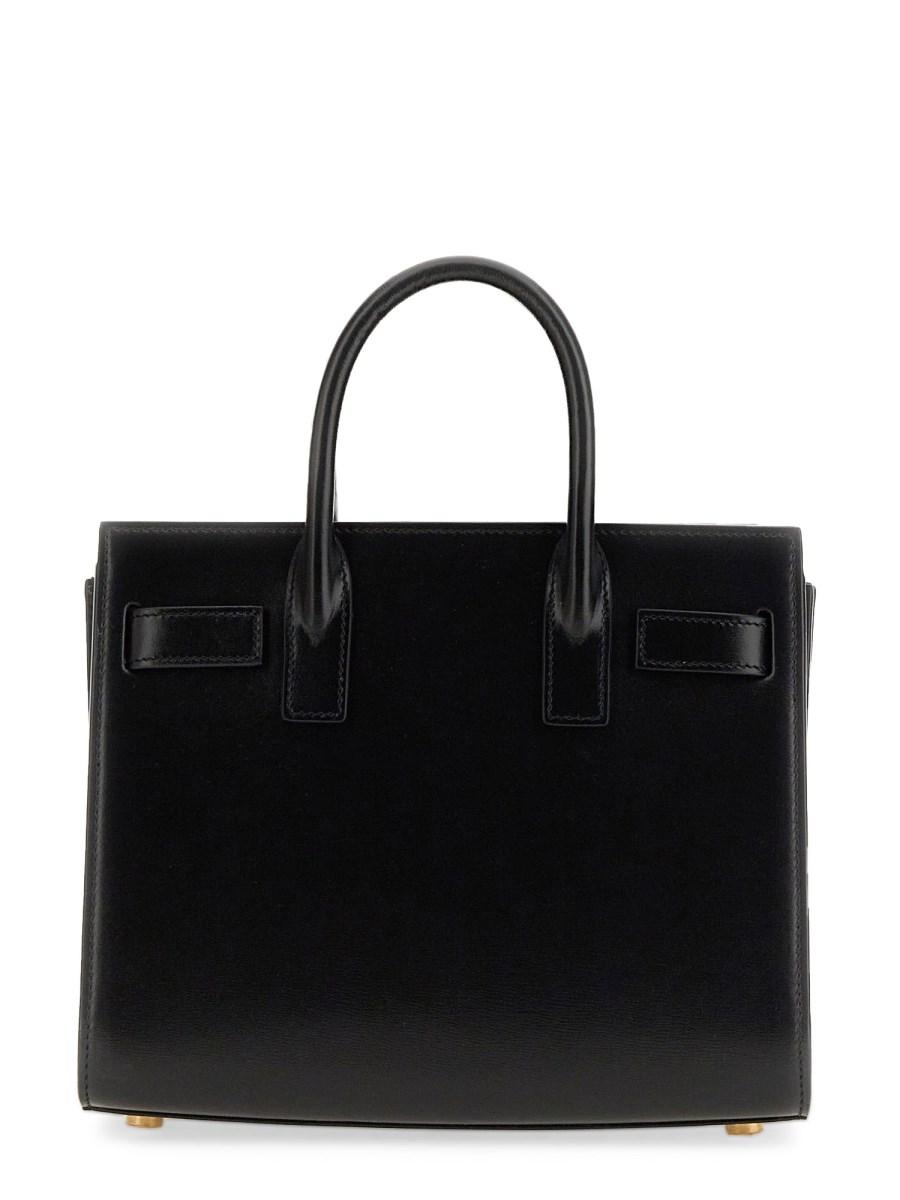 SAINT LAURENT BORSA SAC DE JOUR NANO IN PELLE