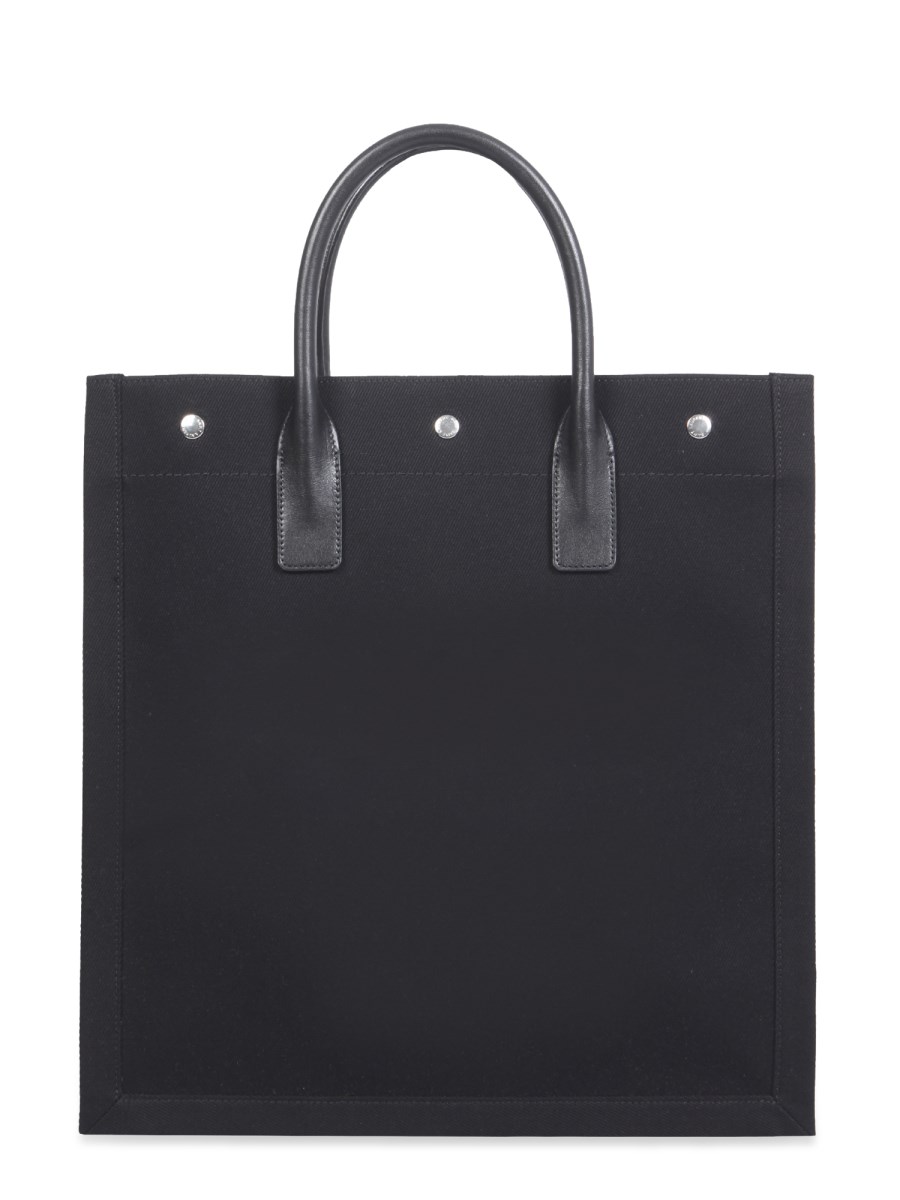 SAINT LAURENT BORSA TOTE RIVE GAUCHE IN COTONE