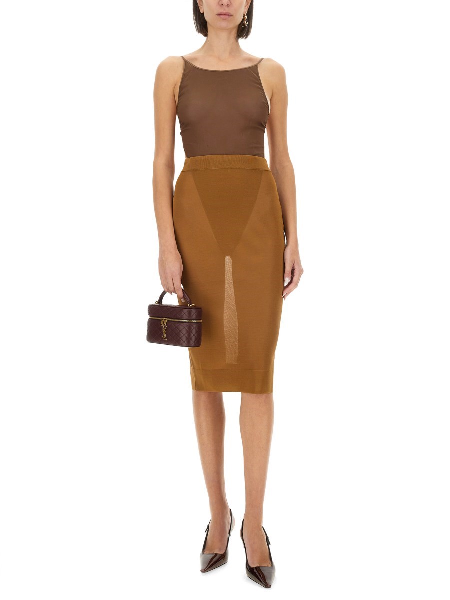 SAINT LAURENT BORSA VANITY MINI GABY IN PELLE