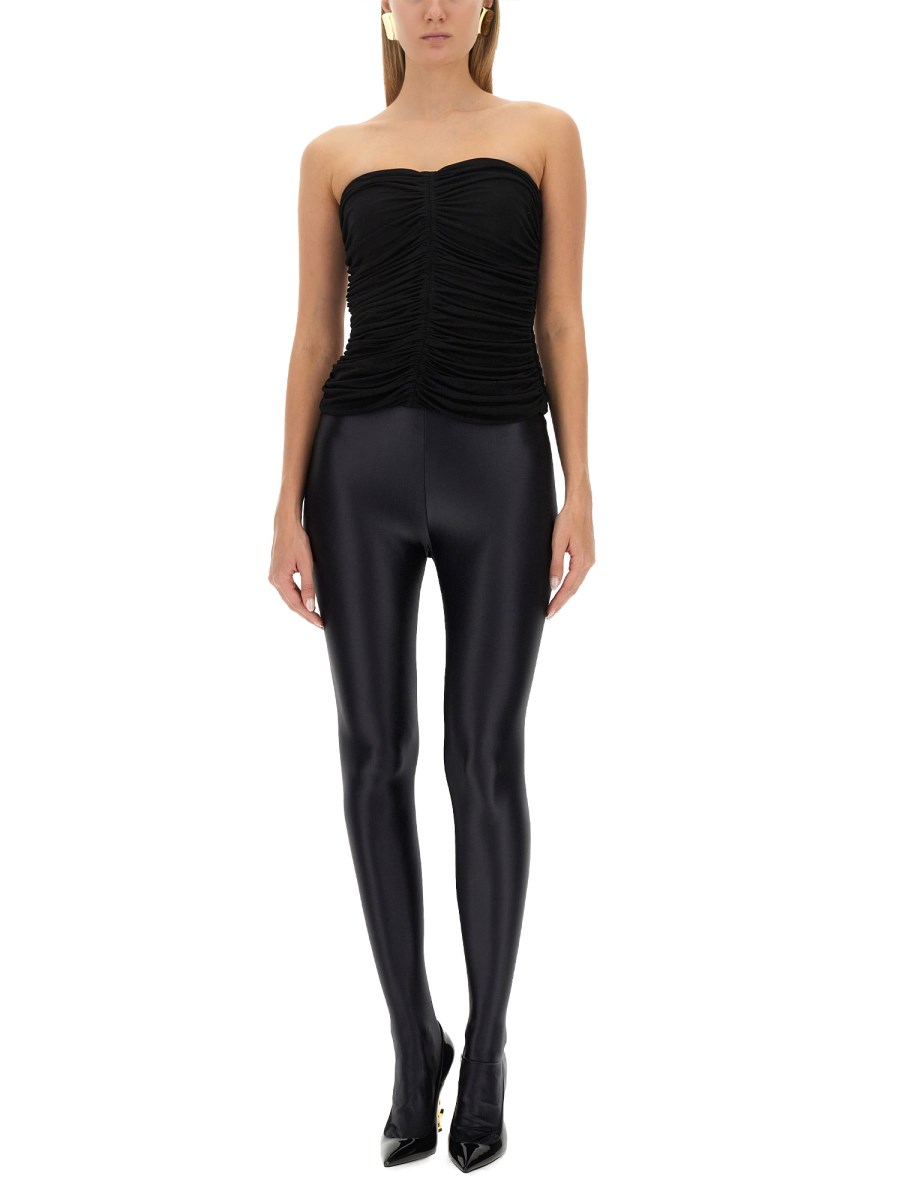 SAINT LAURENT BUSTIER IN JERSEY DI CRÊPE