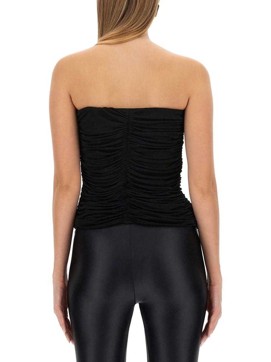 SAINT LAURENT BUSTIER IN JERSEY DI CRÊPE