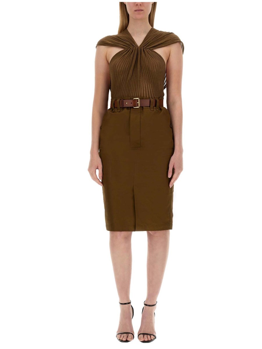 SAINT LAURENT CANOTTA CON INCROCIO