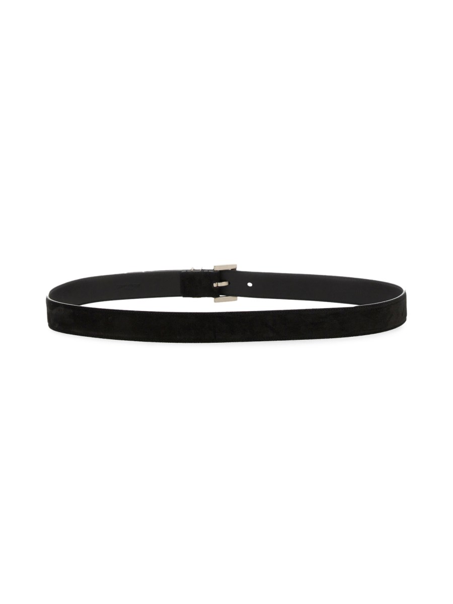 SAINT LAURENT CINTURA "CASSANDRE" IN PELLE