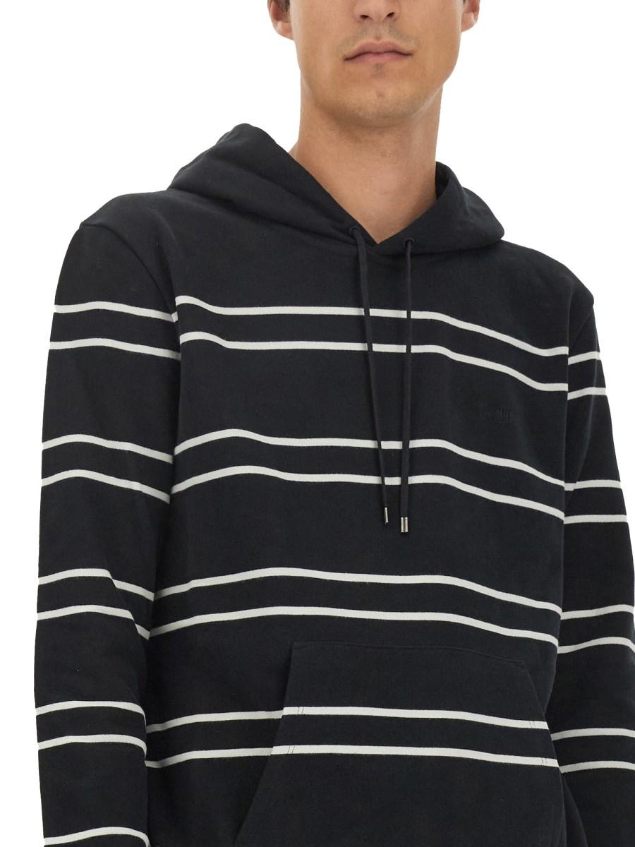 SAINT LAURENT FELPA A RIGHE