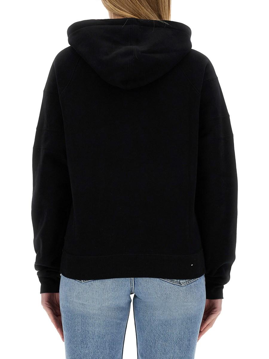 SAINT LAURENT FELPA CON CAPPUCCI