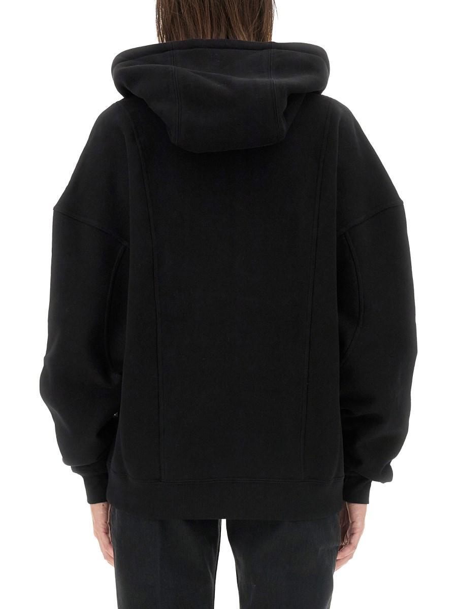 SAINT LAURENT FELPA CON CAPPUCCIO